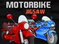 Joc Cartoon Motorbike Jigsaw
