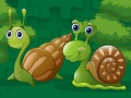 Joc Cute Snails Jigsaw