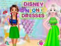 Joc Disney Neon Dresses
