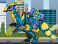 Joc Combine! Dino Robot 7 Lightning Parasau Plus