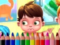 Joc Back To School: Baby Coloring Book