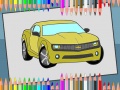 Joc American Cars Coloring Book