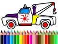 Joc Back To School: Trucks Coloring