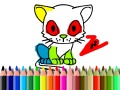 Joc Back To School: Cat Coloring