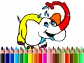 Joc Back To School: Elephant coloring