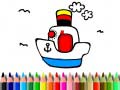 Joc Back to School: Boat Coloring