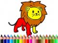 Joc Back To School: Lion Coloring Book