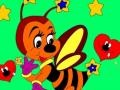 Joc Kid`s coloring: Little bee
