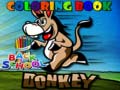Joc Back To School Coloring Book Donkey
