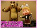 Joc Pink Little Girl and Bear Moments