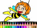 Joc Back To School Maja the Bee Coloring Book