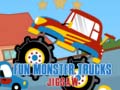 Joc Fun Monster Trucks Jigsaw