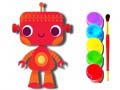 Joc Back to School: Robot Coloring Book