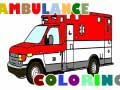 Joc Ambulance Trucks Coloring Pages