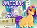 Joc Unicorns Travel The World Puzzle