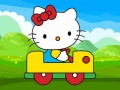 Joc Cute Kitty Car Jigsaw