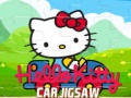Joc Hello Kitty Car Jigsaw