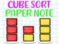 Joc Cube Sort Paper Note