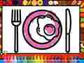 Joc Color and Decorate Dinner Plate