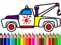 Joc Back To School: Truck Coloring Book