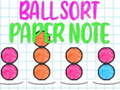 Joc Ball Sort Paper Note