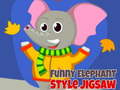 Joc Funny Elephant Style Jigsaw