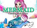 Joc Mermaid Coloring Book Glitter
