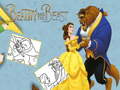 Joc Beauty & the Beast Coloring Book