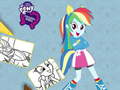 Joc Equestria Girls Coloring Book