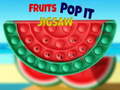 Joc Fruits Pop It Jigsaw
