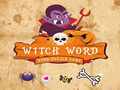 Joc Witch Word Halloween Puzzel Game