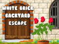 Joc White Brick Backyard Escape