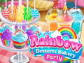 Joc Rainbow Desserts Bakery Party