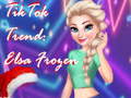 Joc TikTok Trend: Elsa Frozen