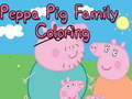 Joc Peppa Pig Family Coloring