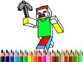 Joc Back to School: Minecraft Coloring