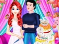 Joc Mermaid Girl Wedding Cooking Cake