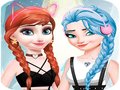 Joc Elsa and Anna Dress Up Makeup 