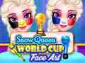 Joc Snow queen world cup face art