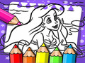 Joc Ariel The Mermaid Coloring Book