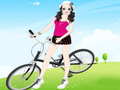 Joc Bicycle Girl Dressup
