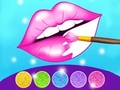 Joc Glitter Lips Coloring Game