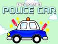 Joc Easy to Paint Police Car