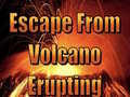 Joc Escape From Volcano Erupting