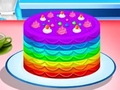 Joc Cooking Rainbow Cake