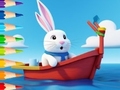 Joc Coloring Book: Sailing Rabbit