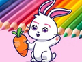 Joc Coloring Book: Rabbit Pull Up Carrot