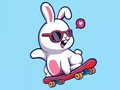 Joc Coloring Book: Rabbit Skateboard