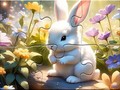 Joc Jigsaw Puzzle: Sunny Forest Rabbit