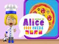 Joc World of Alice Food Puzzle